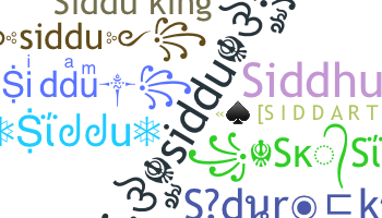 နာမ်မြောက်မည့်အမည် - Siddu