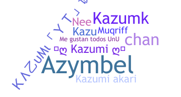 နာမ်မြောက်မည့်အမည် - Kazumi