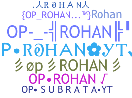 နာမ်မြောက်မည့်အမည် - OPRohan