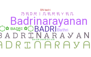 နာမ်မြောက်မည့်အမည် - Badri