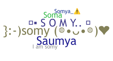 နာမ်မြောက်မည့်အမည် - Somy