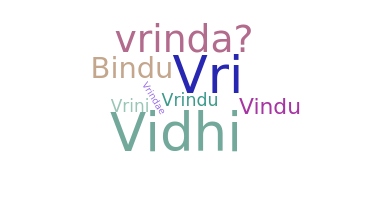 နာမ်မြောက်မည့်အမည် - vrinda