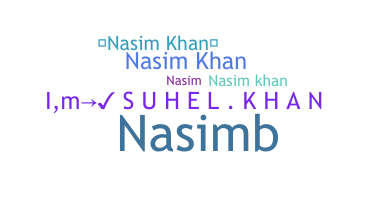 နာမ်မြောက်မည့်အမည် - Nasimkhan