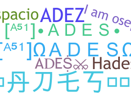နာမ်မြောက်မည့်အမည် - ADES