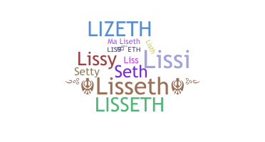 နာမ်မြောက်မည့်အမည် - Lisseth