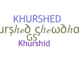 နာမ်မြောက်မည့်အမည် - Khurshed