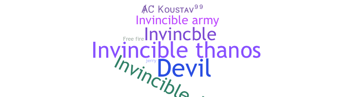 နာမ်မြောက်မည့်အမည် - Invincible