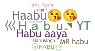နာမ်မြောက်မည့်အမည် - habu