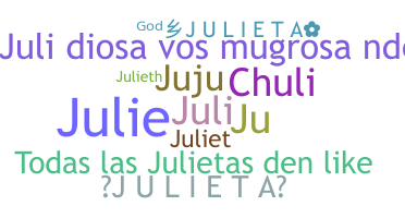 နာမ်မြောက်မည့်အမည် - Julieta