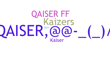 နာမ်မြောက်မည့်အမည် - Qaiser