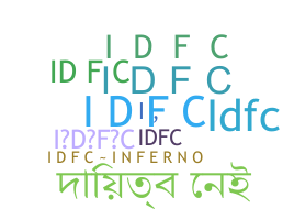 နာမ်မြောက်မည့်အမည် - idfc
