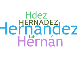 နာမ်မြောက်မည့်အမည် - Hernadez