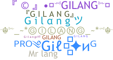 နာမ်မြောက်မည့်အမည် - Gilang