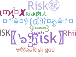 နာမ်မြောက်မည့်အမည် - Risk