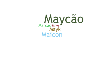 နာမ်မြောက်မည့်အမည် - Maycon