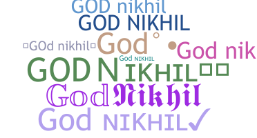 နာမ်မြောက်မည့်အမည် - Godnikhil