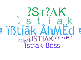နာမ်မြောက်မည့်အမည် - Istiak