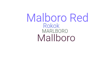 နာမ်မြောက်မည့်အမည် - malboro