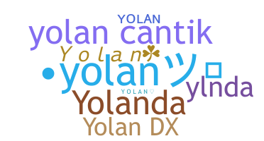 နာမ်မြောက်မည့်အမည် - Yolan