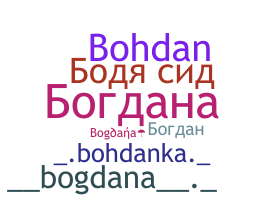 နာမ်မြောက်မည့်အမည် - Bogdana