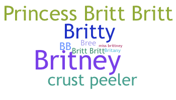 နာမ်မြောက်မည့်အမည် - Brittney