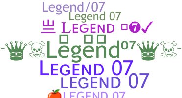 နာမ်မြောက်မည့်အမည် - Legend07