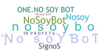 နာမ်မြောက်မည့်အမည် - Nosoybot