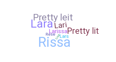 နာမ်မြောက်မည့်အမည် - Larisa