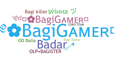 နာမ်မြောက်မည့်အမည် - Bagi