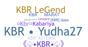 နာမ်မြောက်မည့်အမည် - kbr