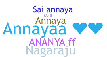 နာမ်မြောက်မည့်အမည် - Annayaa
