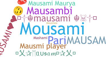 နာမ်မြောက်မည့်အမည် - Mausami