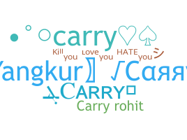 နာမ်မြောက်မည့်အမည် - Carry