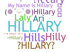 နာမ်မြောက်မည့်အမည် - Hillary