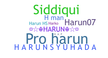 နာမ်မြောက်မည့်အမည် - Harun