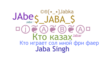 နာမ်မြောက်မည့်အမည် - Jaba