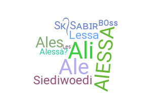 နာမ်မြောက်မည့်အမည် - Alessa