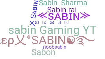 နာမ်မြောက်မည့်အမည် - Sabin