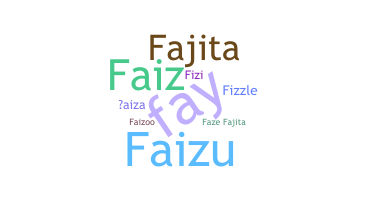 နာမ်မြောက်မည့်အမည် - Faiza