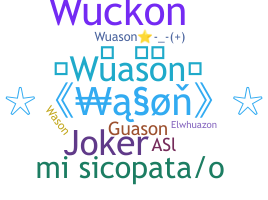 နာမ်မြောက်မည့်အမည် - WUASON
