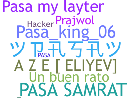 နာမ်မြောက်မည့်အမည် - pasa