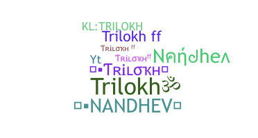 နာမ်မြောက်မည့်အမည် - Trilokh