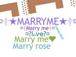 နာမ်မြောက်မည့်အမည် - Marryme