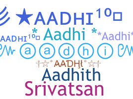 နာမ်မြောက်မည့်အမည် - Aadhi