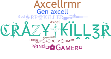 နာမ်မြောက်မည့်အမည် - Axcell