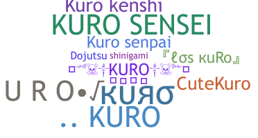 နာမ်မြောက်မည့်အမည် - Kuro