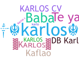 နာမ်မြောက်မည့်အမည် - Karlos