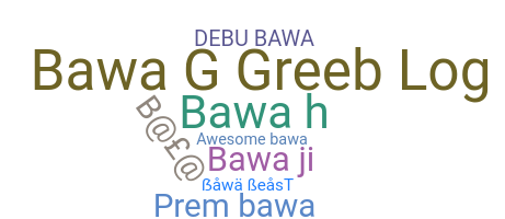 နာမ်မြောက်မည့်အမည် - Bawa