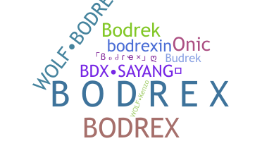 နာမ်မြောက်မည့်အမည် - bodrex