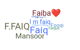နာမ်မြောက်မည့်အမည် - faiq